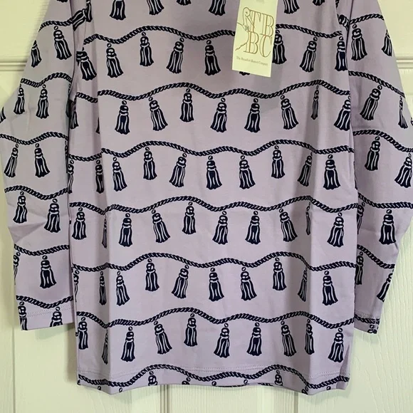 The Beaufort Bonnet Company Miss Todd Tassel Turtleneck Long Sleeve Shirt Girls - Picture 4 of 7